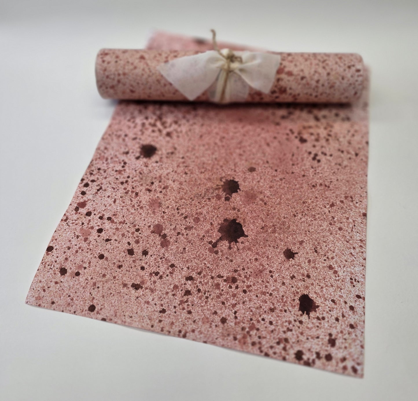 Ink stained writing paper
