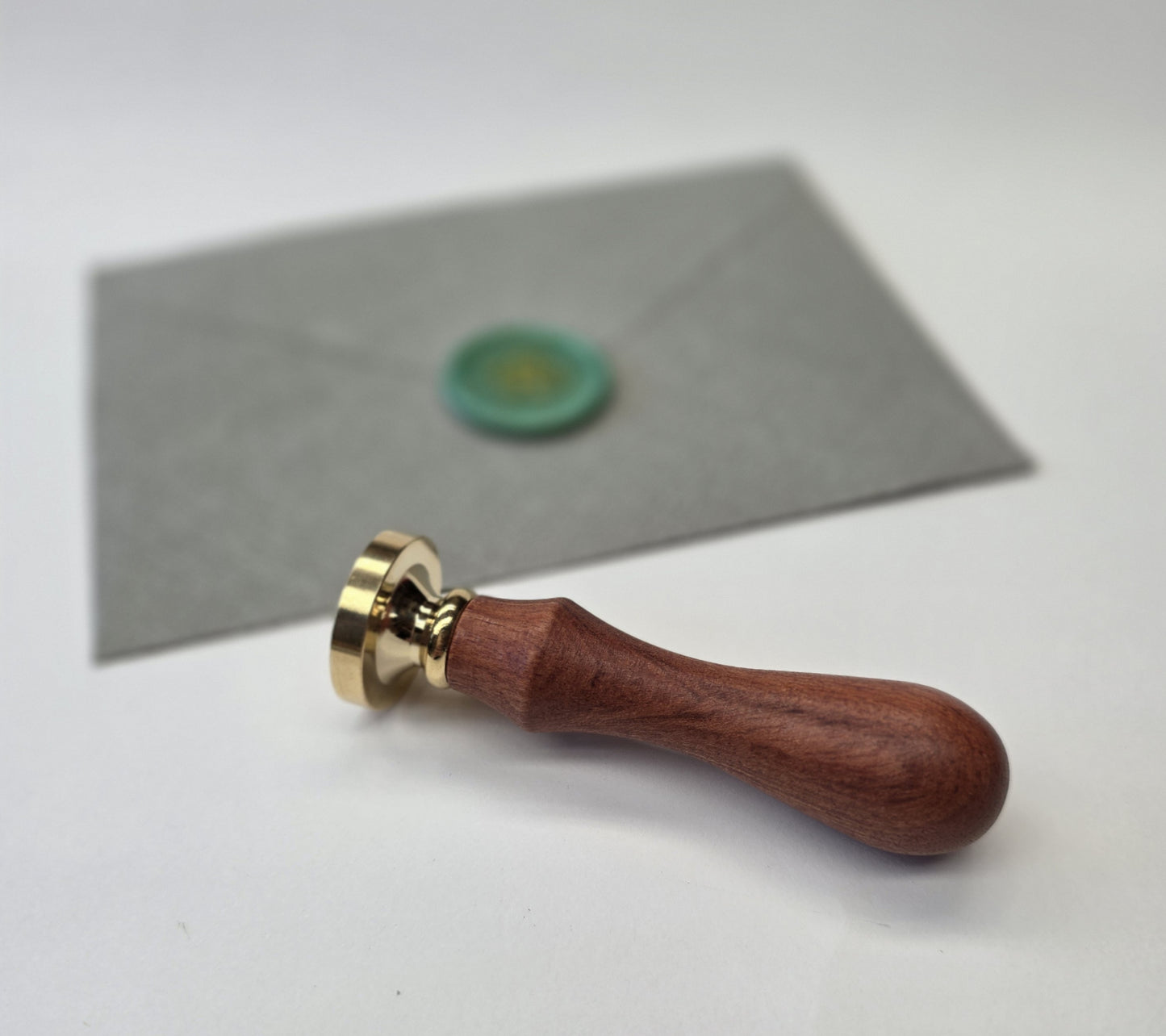 Walnut stamp handle