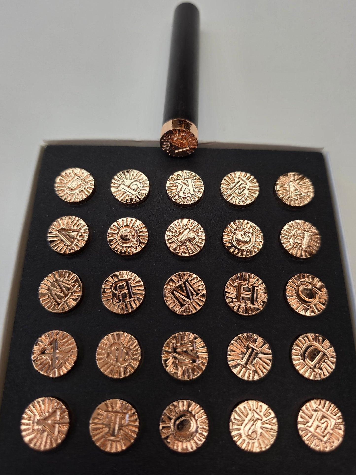 Mini letter stamp set