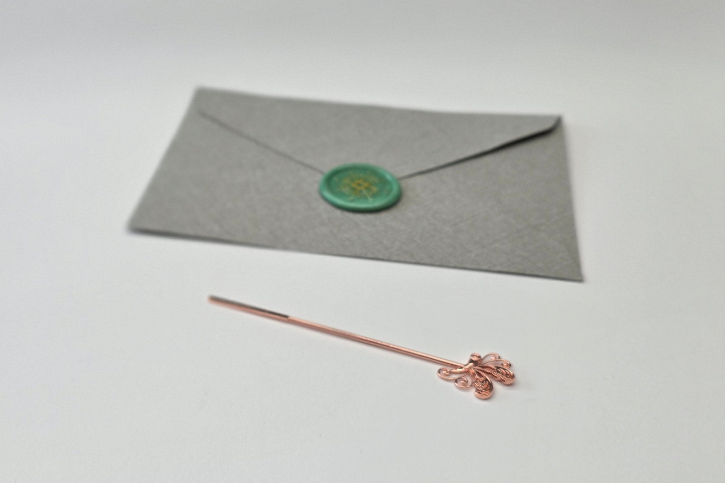 Rose gold stirring rod