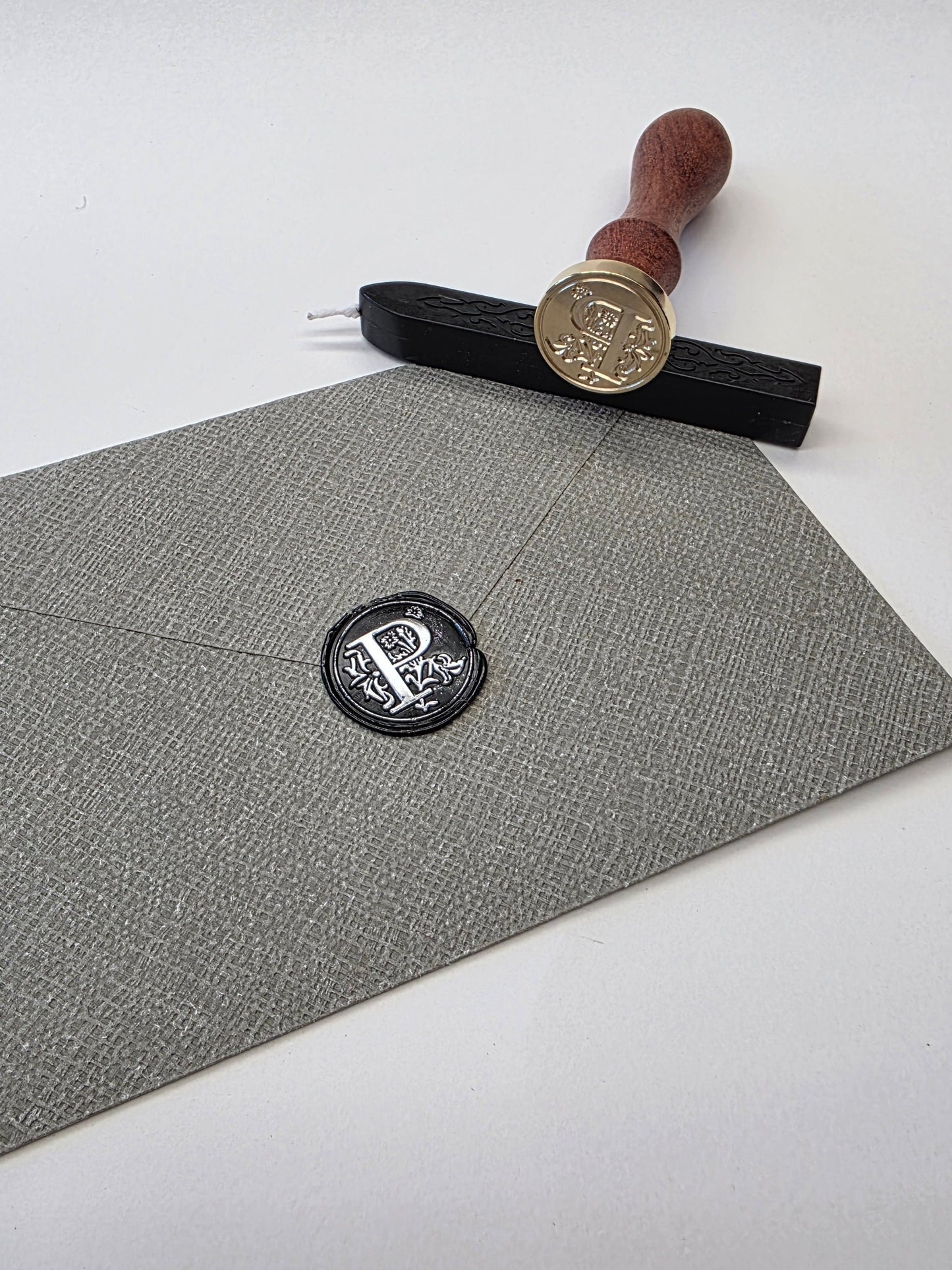 Letter P stamp head
