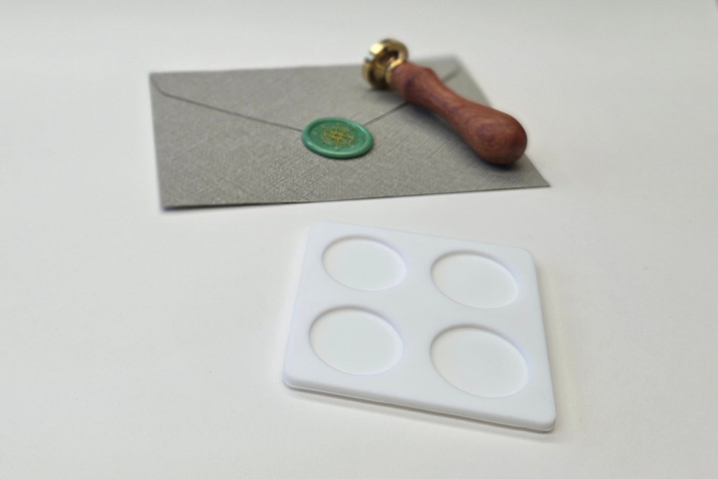 White stamp mold