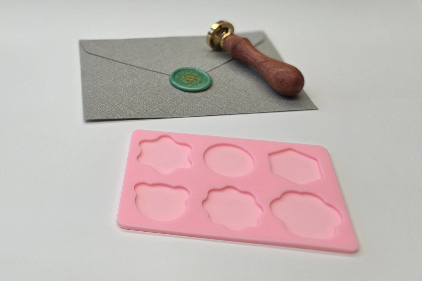 Pink silicone mold