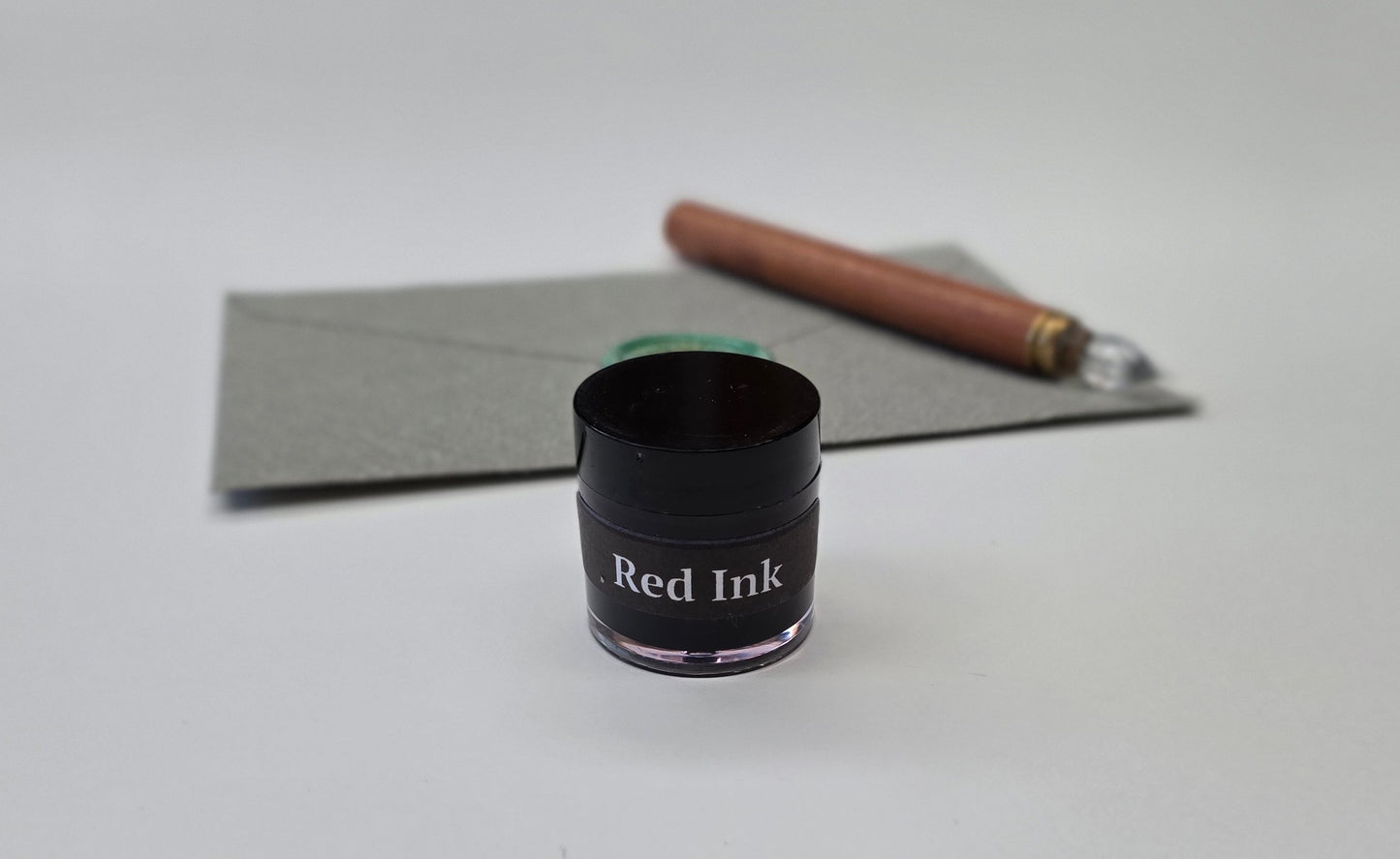 Red writing ink