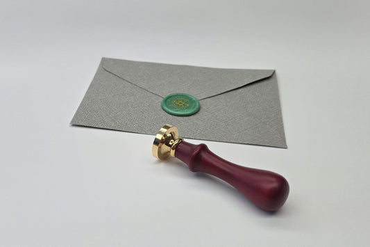 Red stamp handle