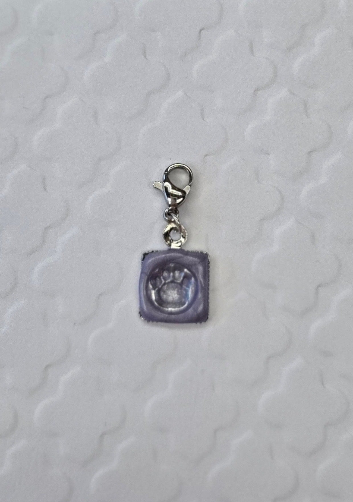 Square paw charms