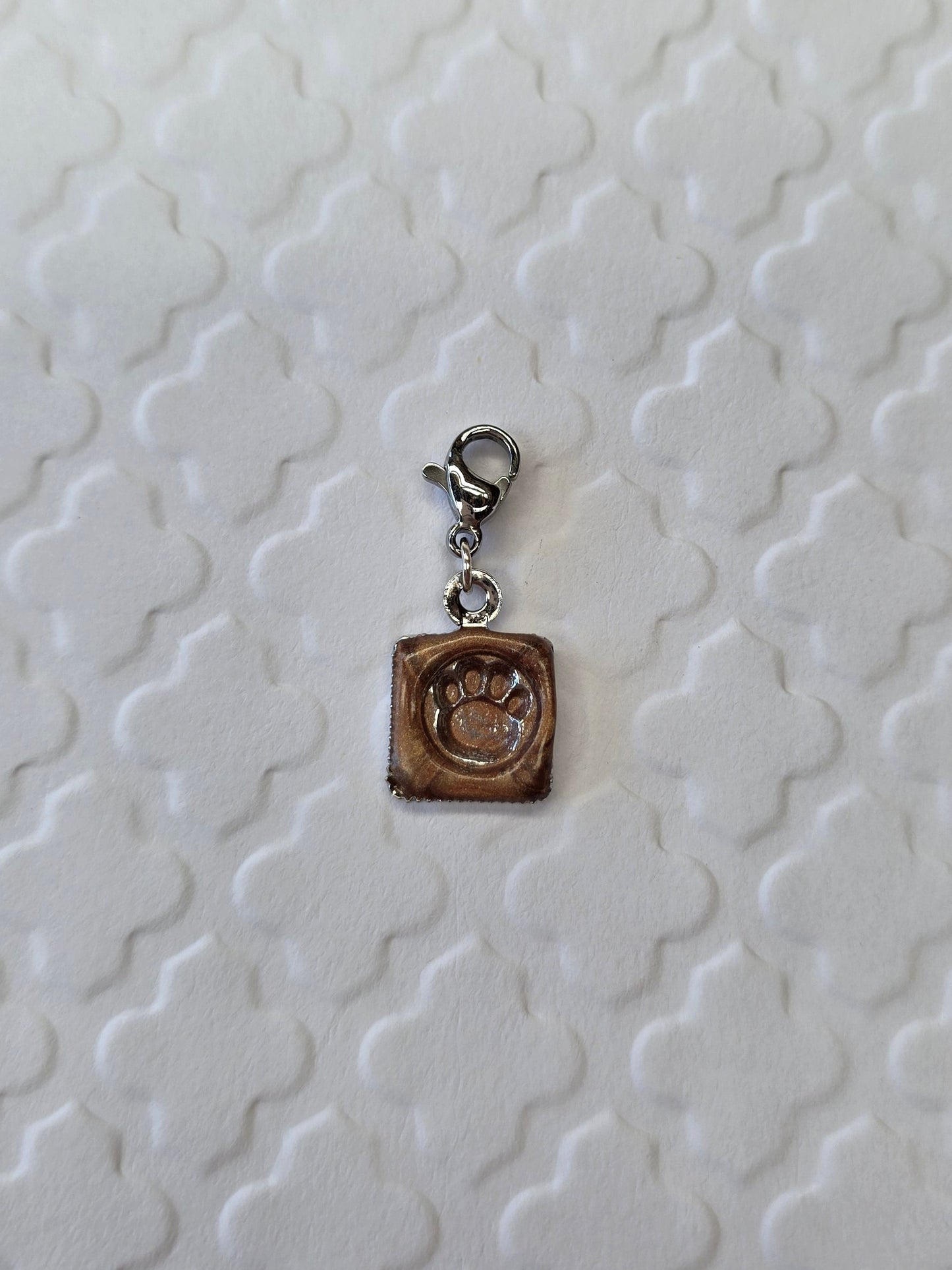 Square paw charms