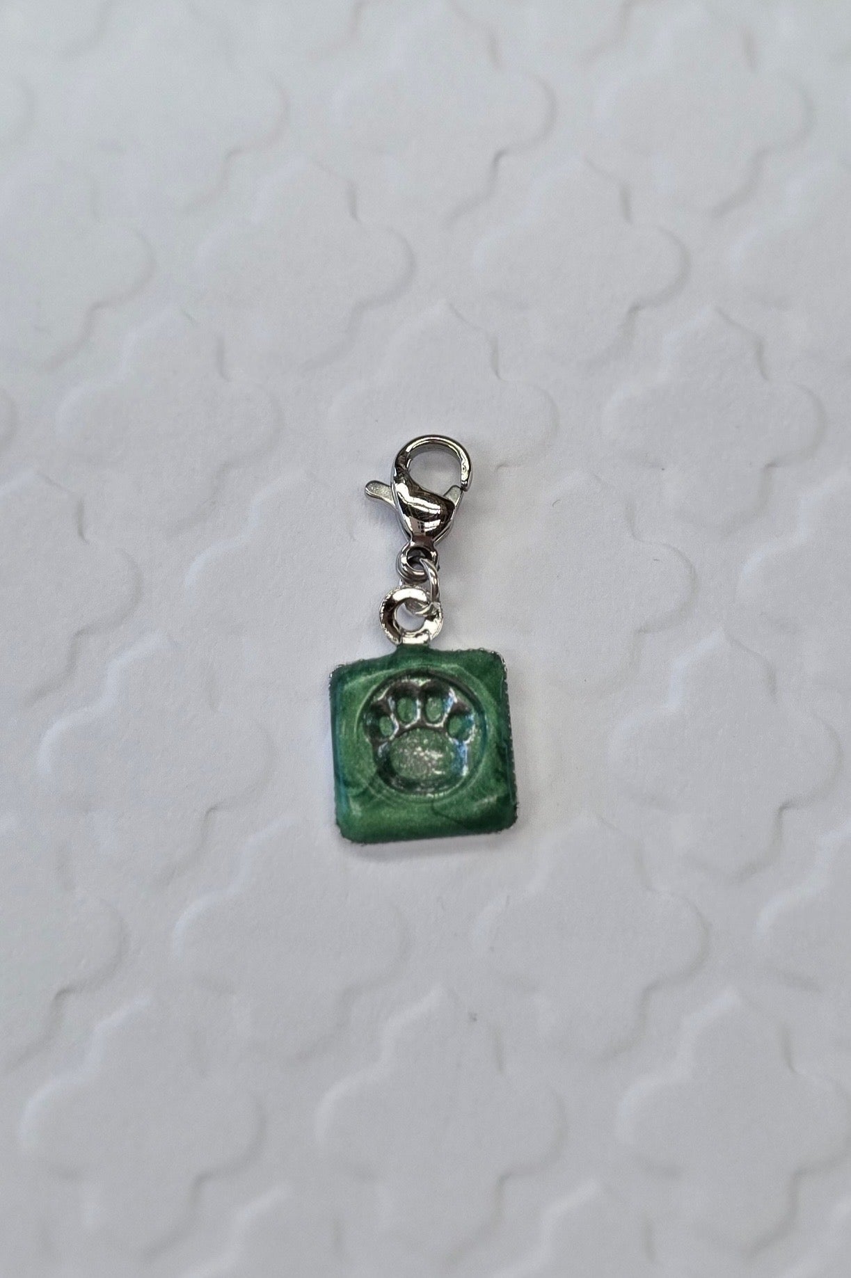 Square paw charms
