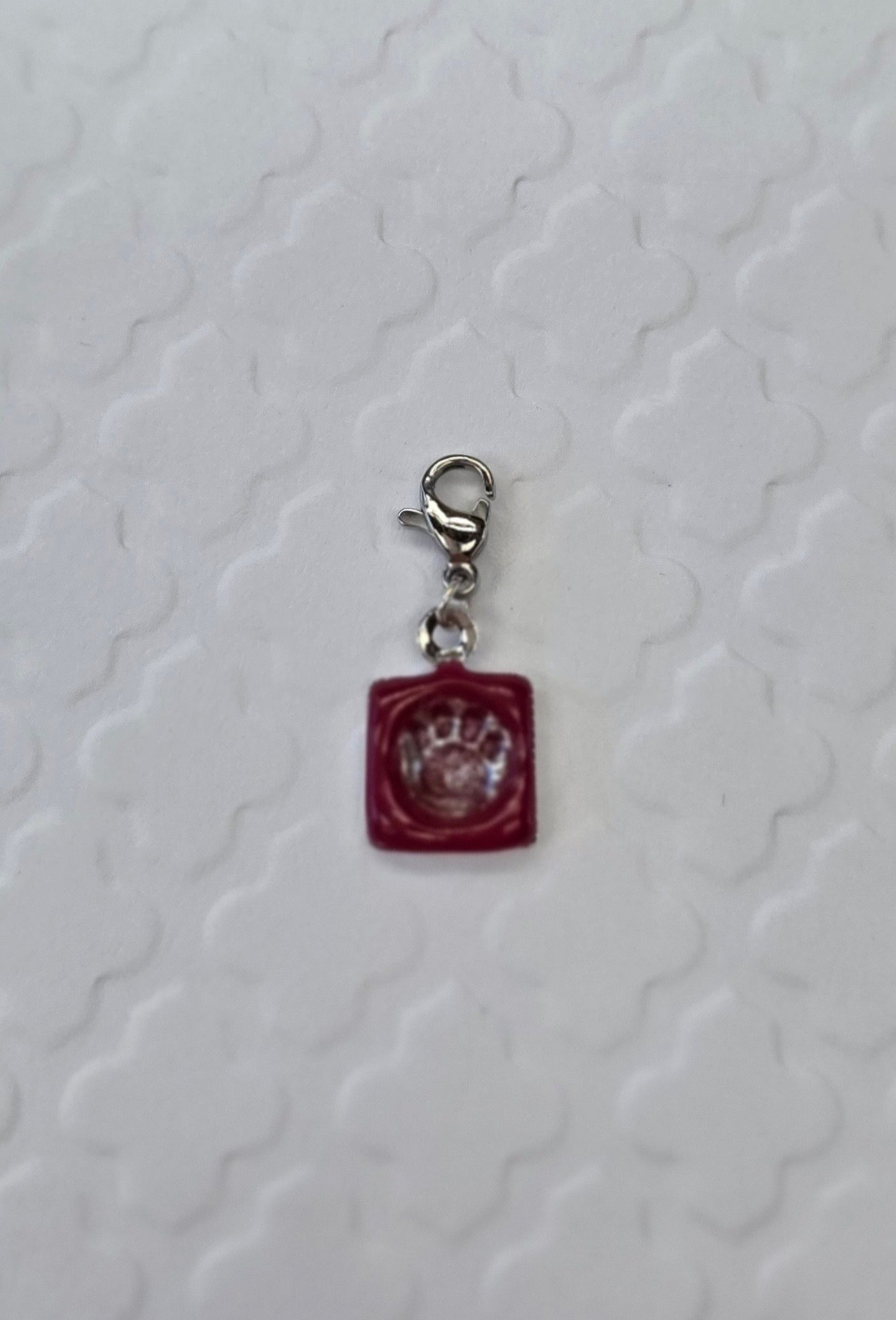 Square paw charms