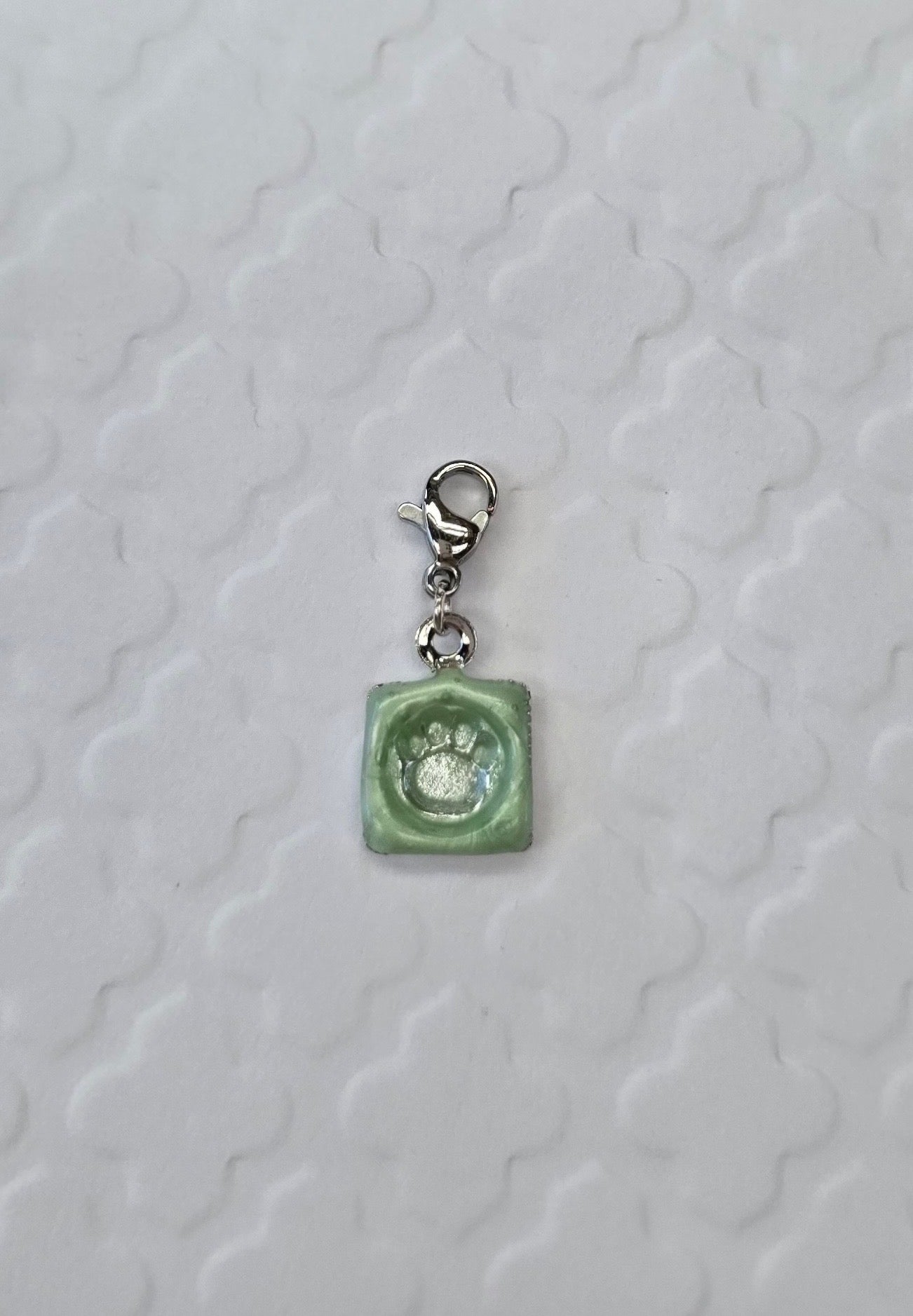 Square paw charms