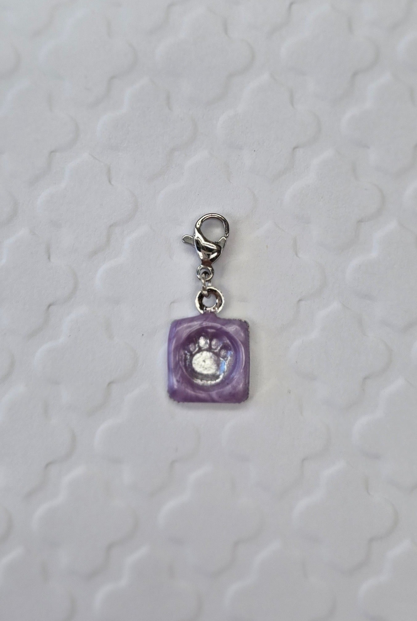 Square paw charms