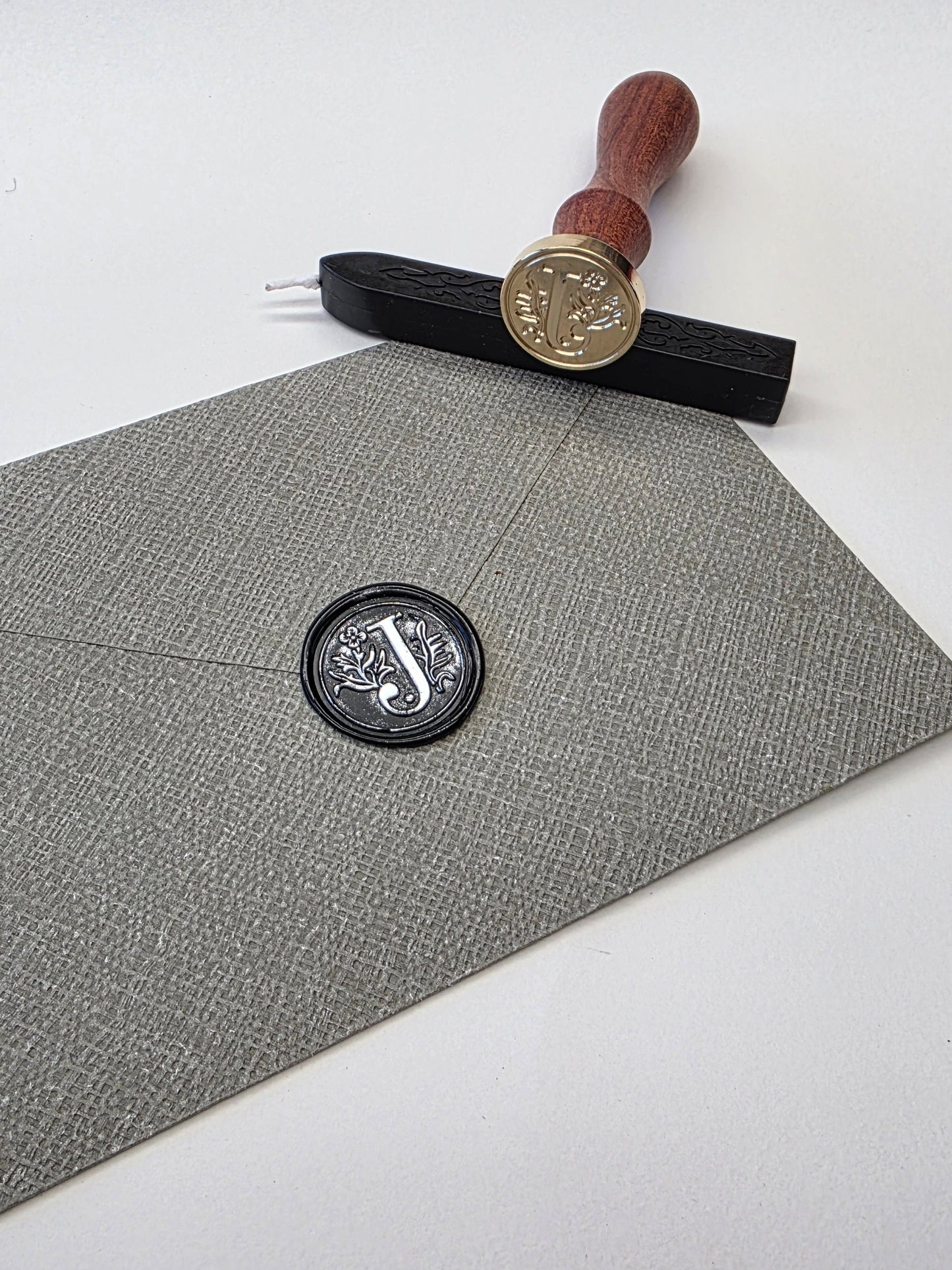 Letter J stamp head