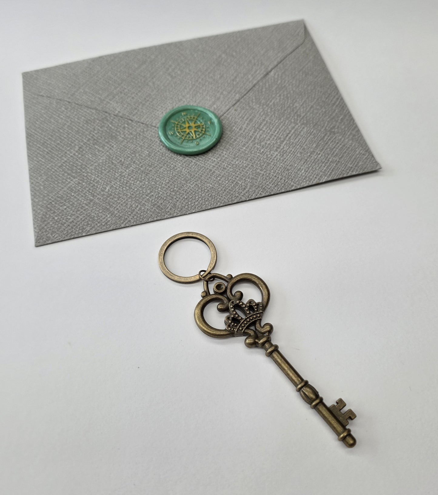 Bronze crown keychain
