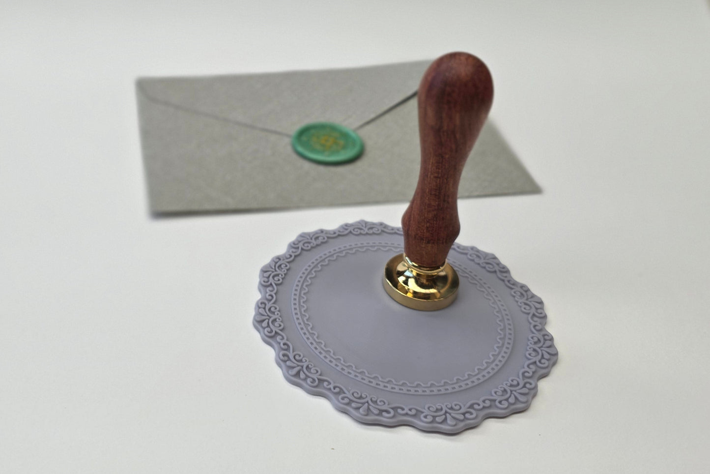 Grey silicone mat