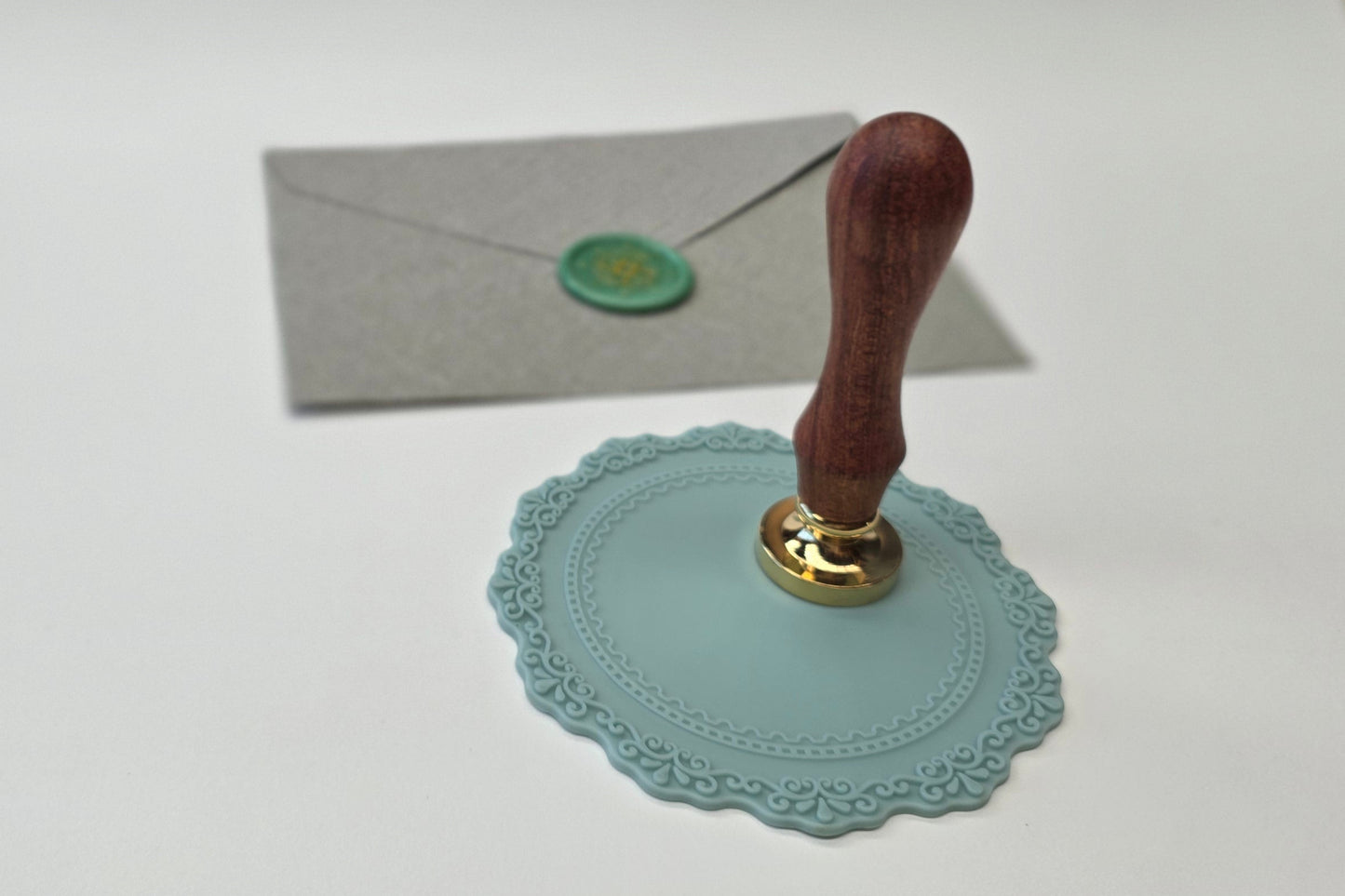 Green silicone mat