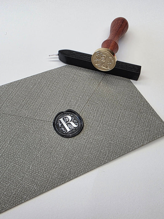Letter R stamp head