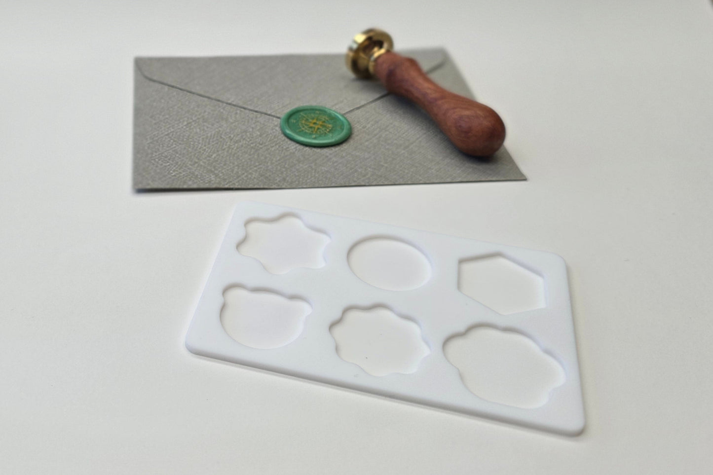 White silicone mold